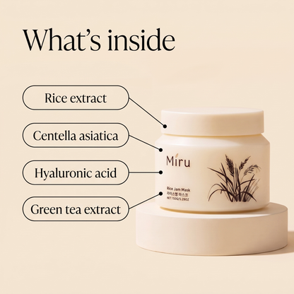 Miru Rice Jam Mask