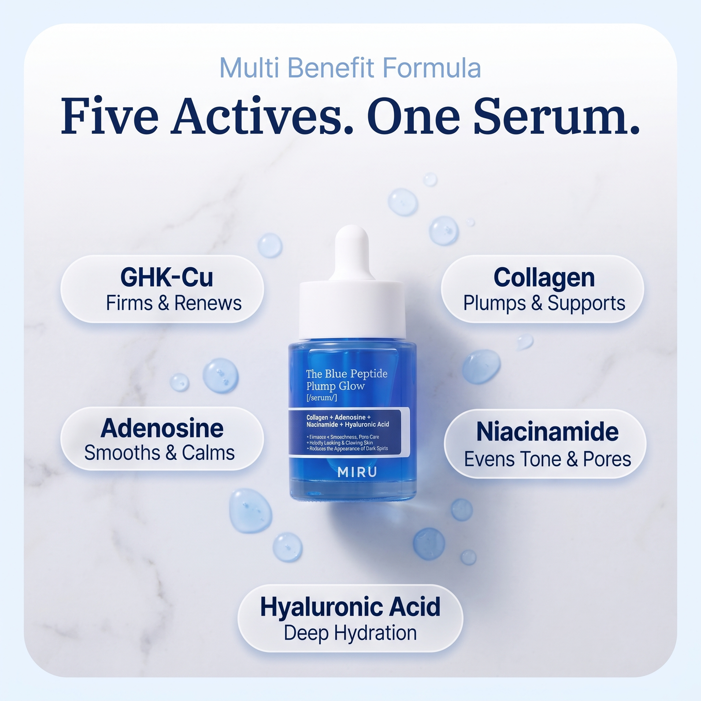 Miru Blue Peptide Glow Serum